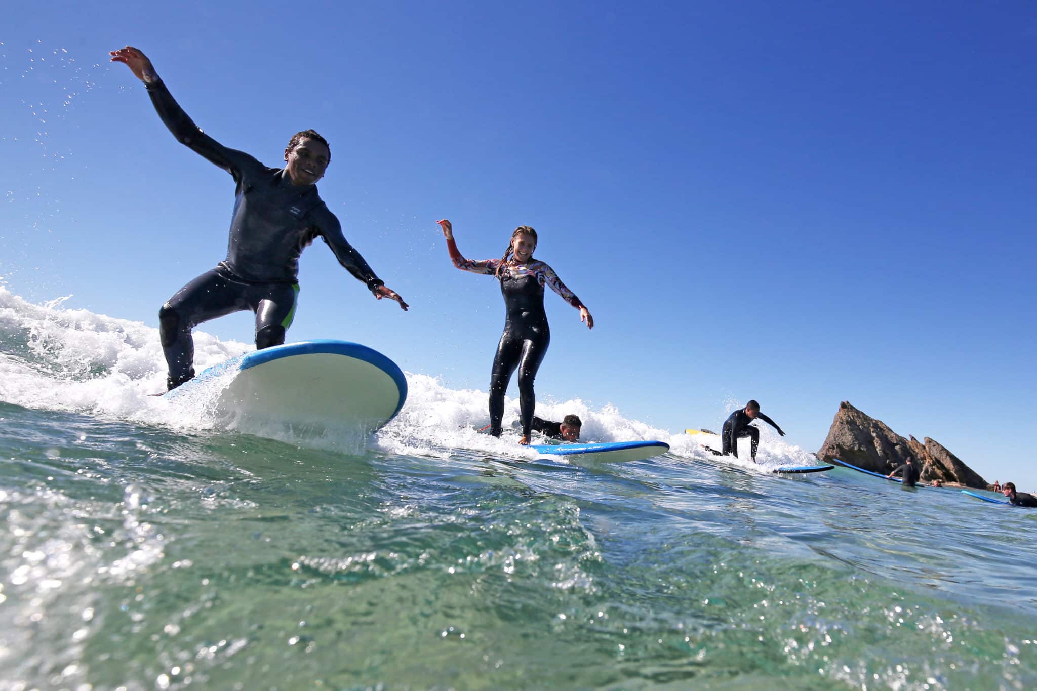 Brisbane Boys on Board with Surf Champ Clontarf Foundation